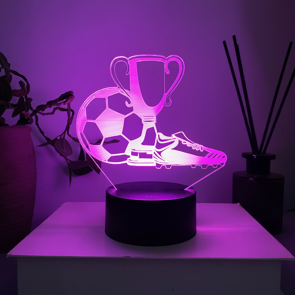 Foot Lampe LED 3D Illusion - Veilleuse - Veilleuse