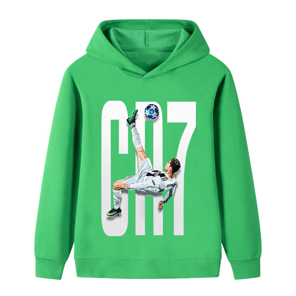 Ronaldo Sweat à Capuche Foot Enfant - Tendance