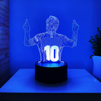 Messi Lampe LED 3D Illusion - Veilleuse