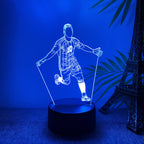Lionel Messi Lampe LED 3D Illusion - Veilleuse - avec Télécommande