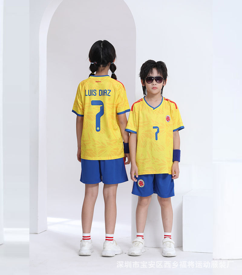 Maillot de Foot Enfant - Colombie - Design