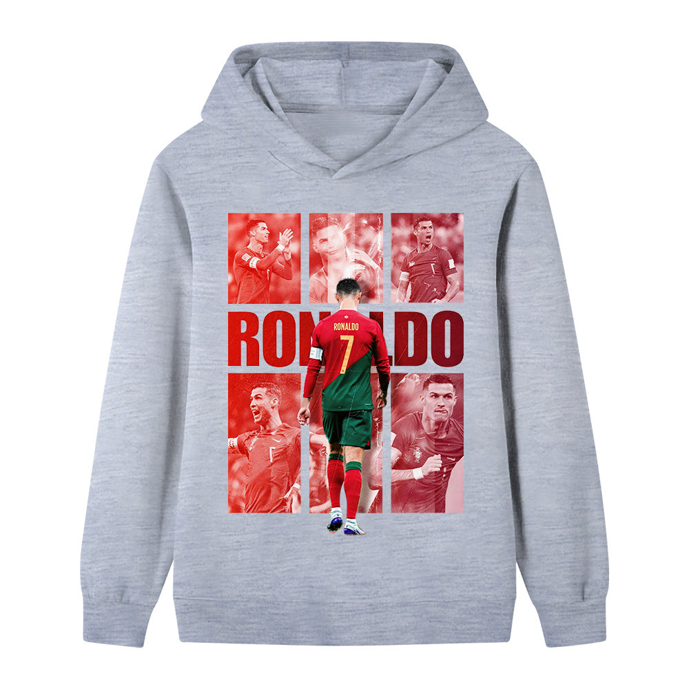 Ronaldo Sweat à Capuche Foot Enfant - Portugal - Sportif