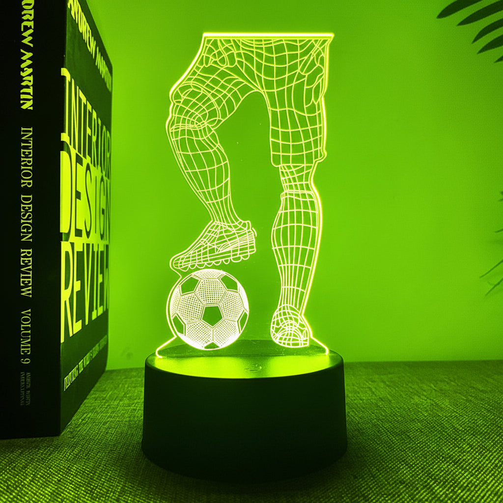 Foot Lampe LED 3D Illusion - Veilleuse - Veilleuse