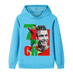 Cristiano Ronaldo Sweat à Capuche Foot Enfant - Portugal - Doux