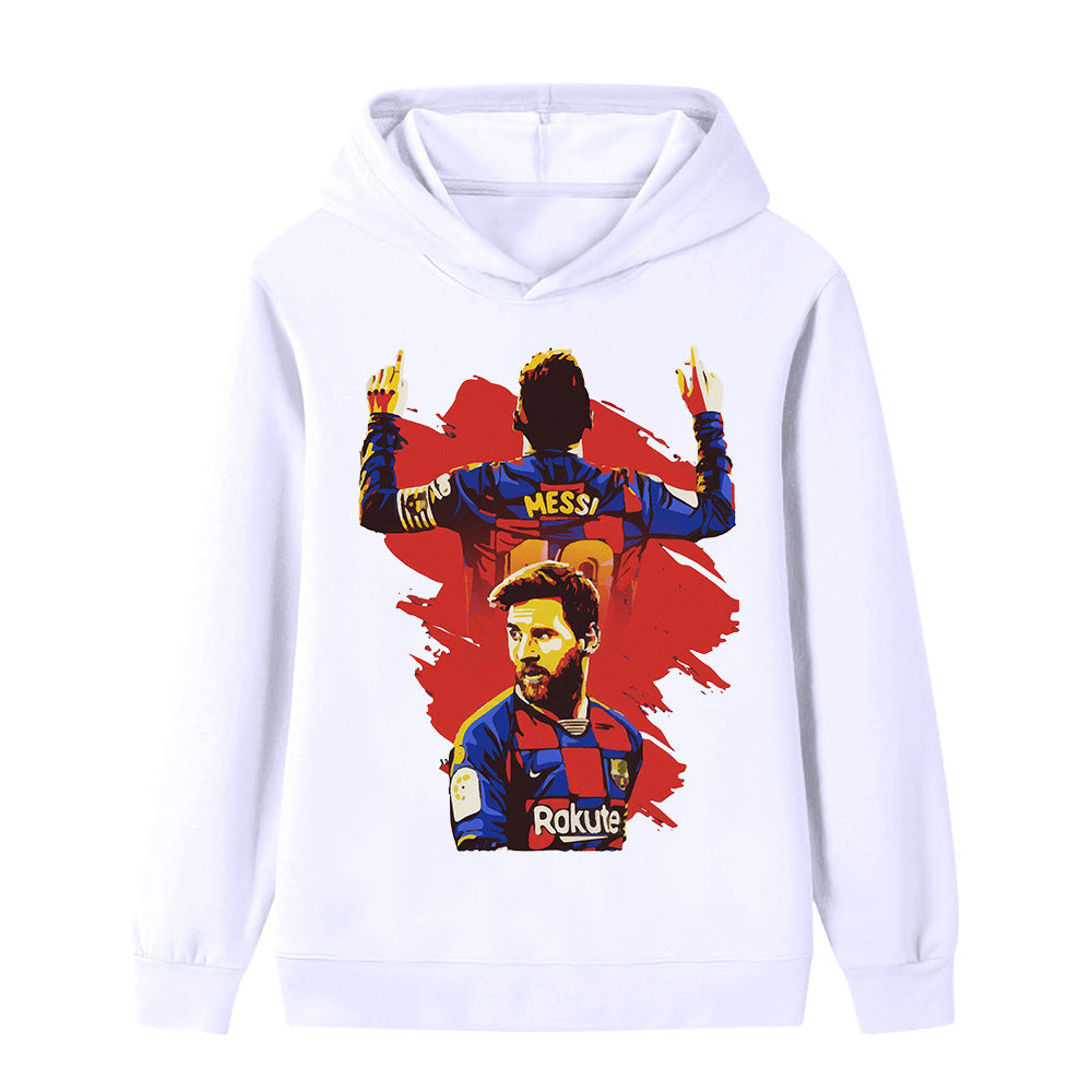 Lionel Messi Sweat à Capuche Foot Enfant - Barcelone