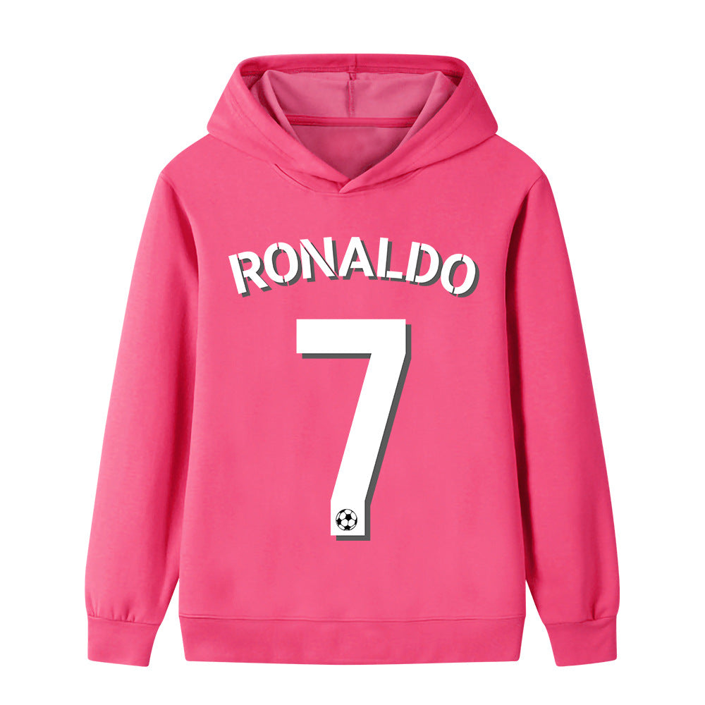 Ronaldo Sweat à Capuche Foot Enfant - Design