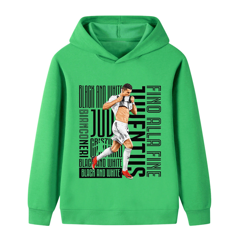 Ronaldo Sweat à Capuche Foot Enfant - Juventus - Doux