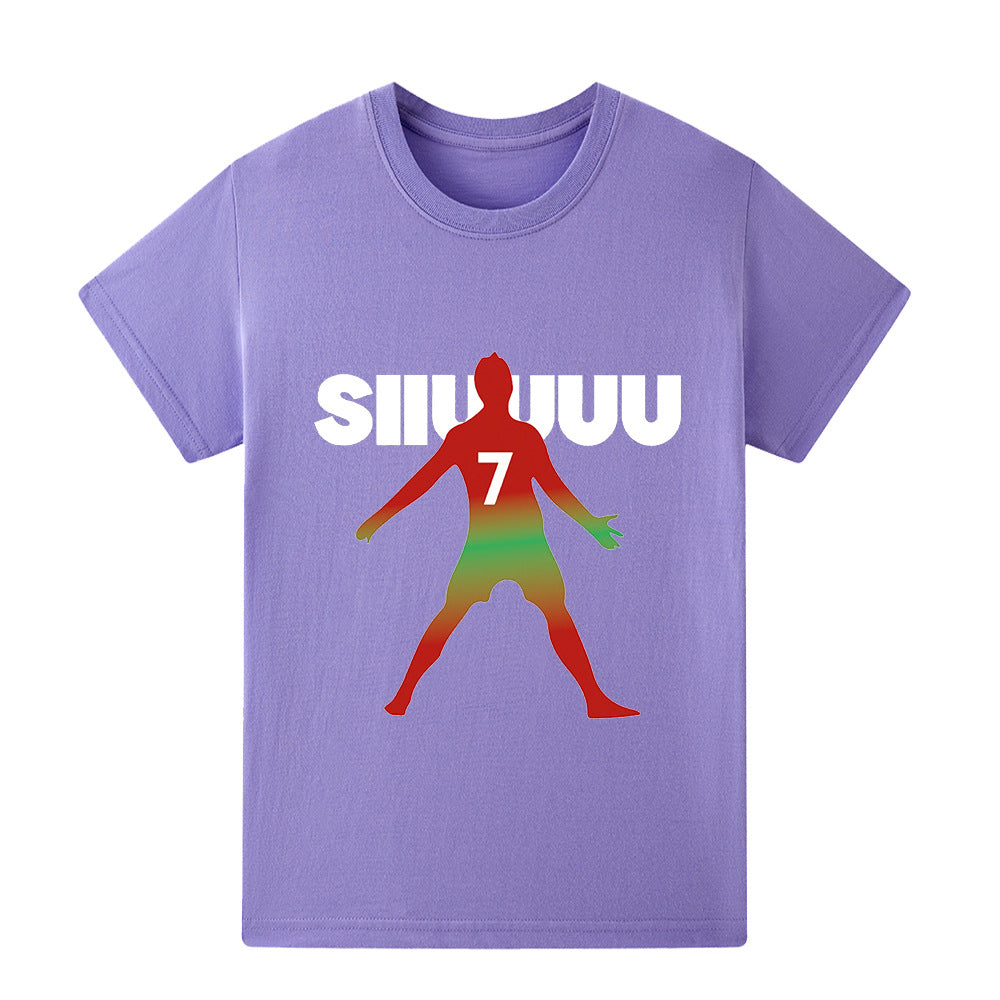 Ronaldo T-shirt de Foot Enfant - pour l'Entraînement