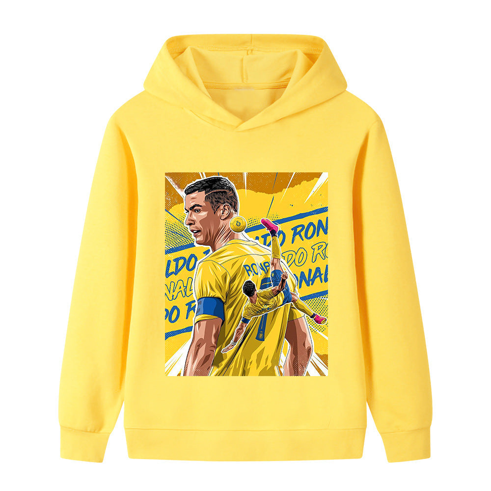 Cristiano Ronaldo Sweat à Capuche Foot Enfant - Al Nassr