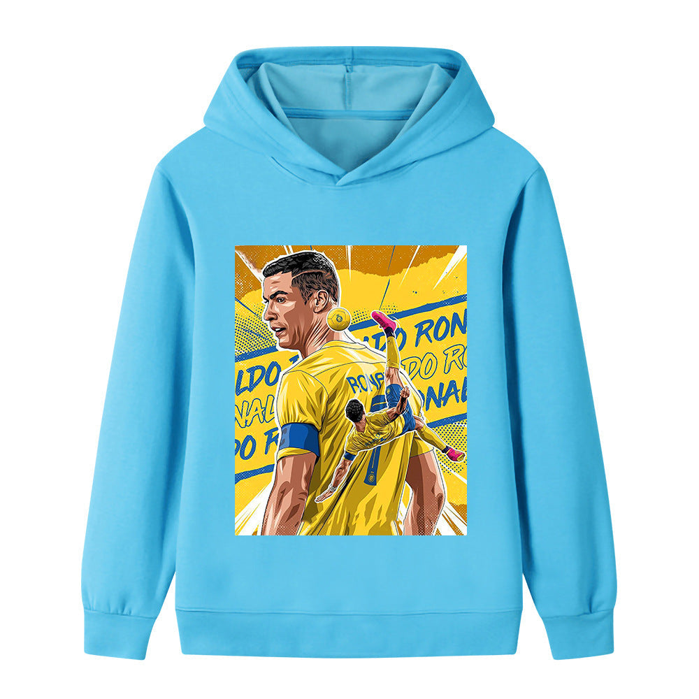 Cristiano Ronaldo Sweat à Capuche Foot Enfant - Al Nassr