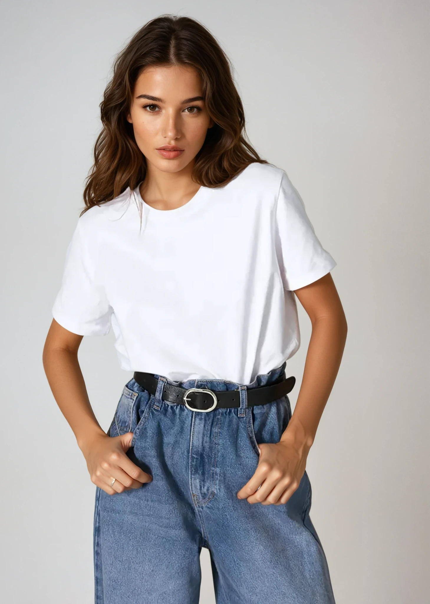 Emma | T-shirt Classique à Manches Courtes Tendance Éclatant