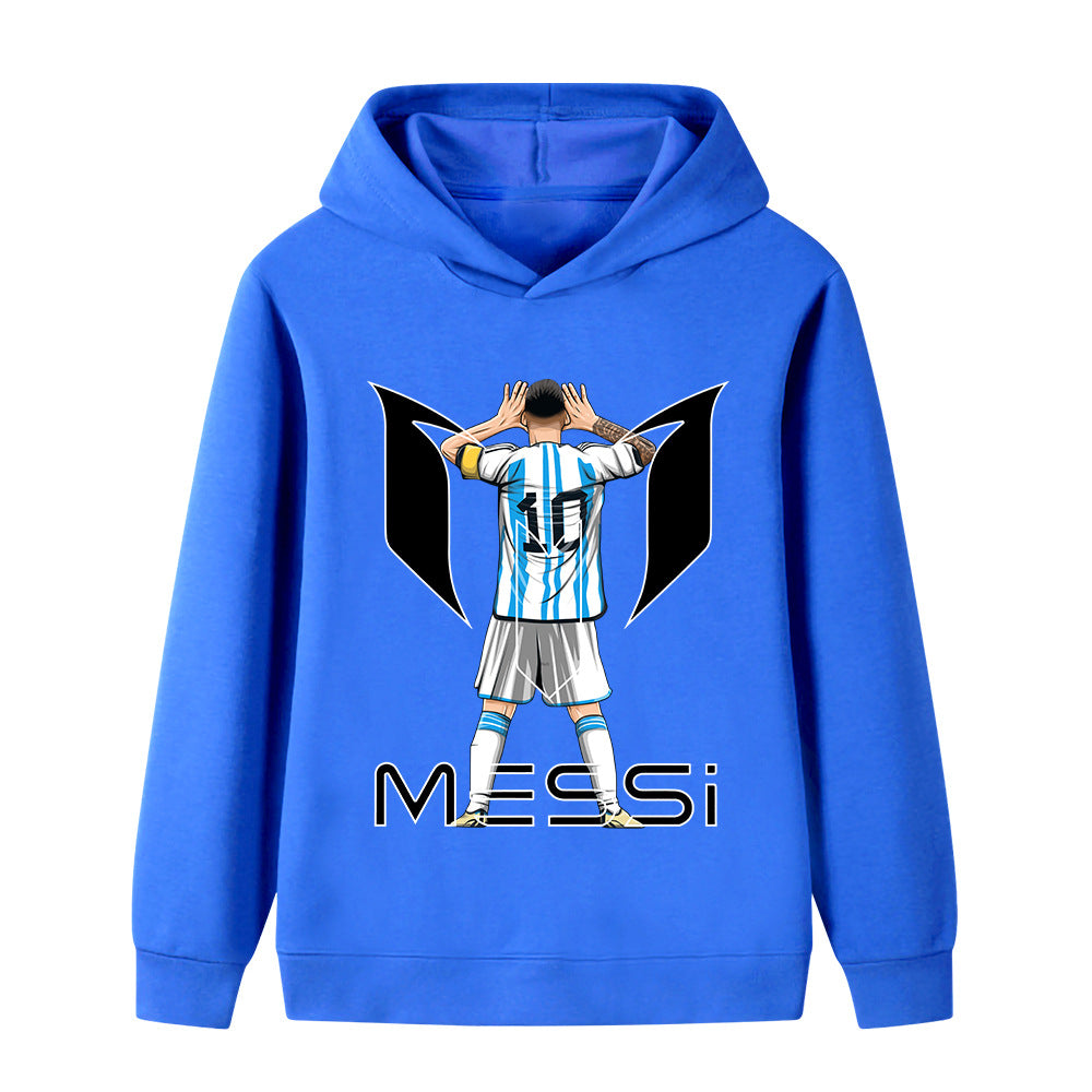 Lionel Messi Sweat à Capuche Foot Enfant - Design