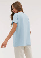 Emma | T-shirt Classique à Manches Courtes Tendance Éclatant