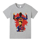 Lionel Messi T-shirt de Foot Enfant - Barcelone