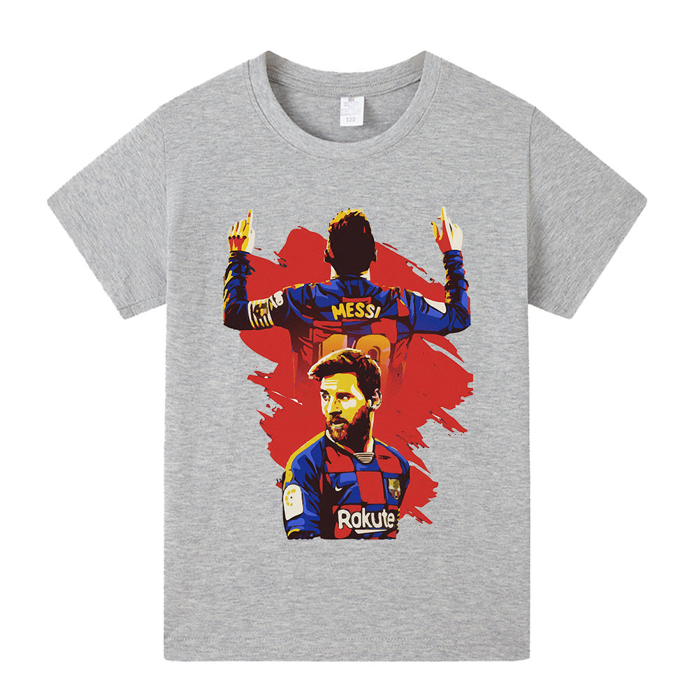 Lionel Messi T-shirt de Foot Enfant - Barcelone