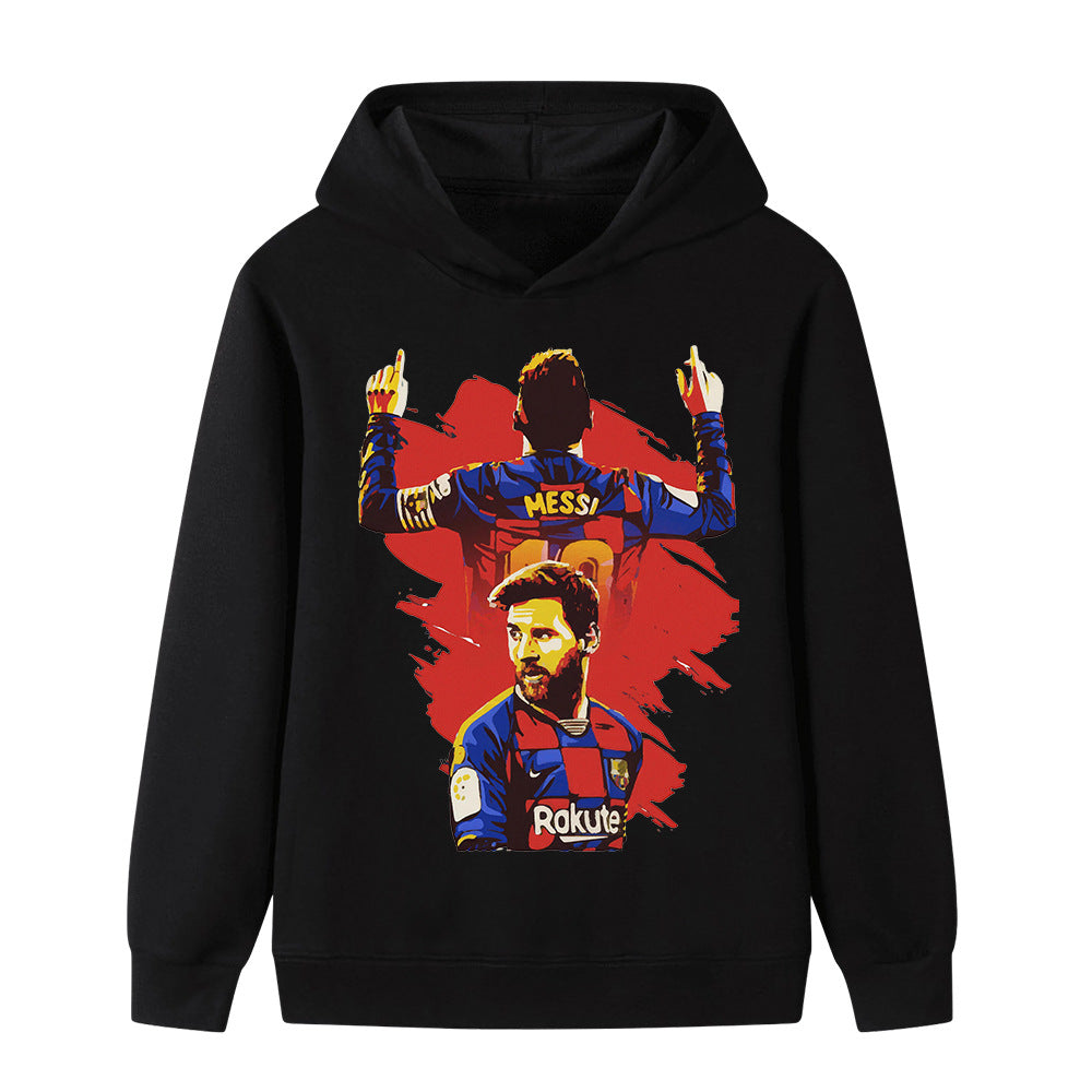 Lionel Messi Sweat à Capuche Foot Enfant - Barcelone