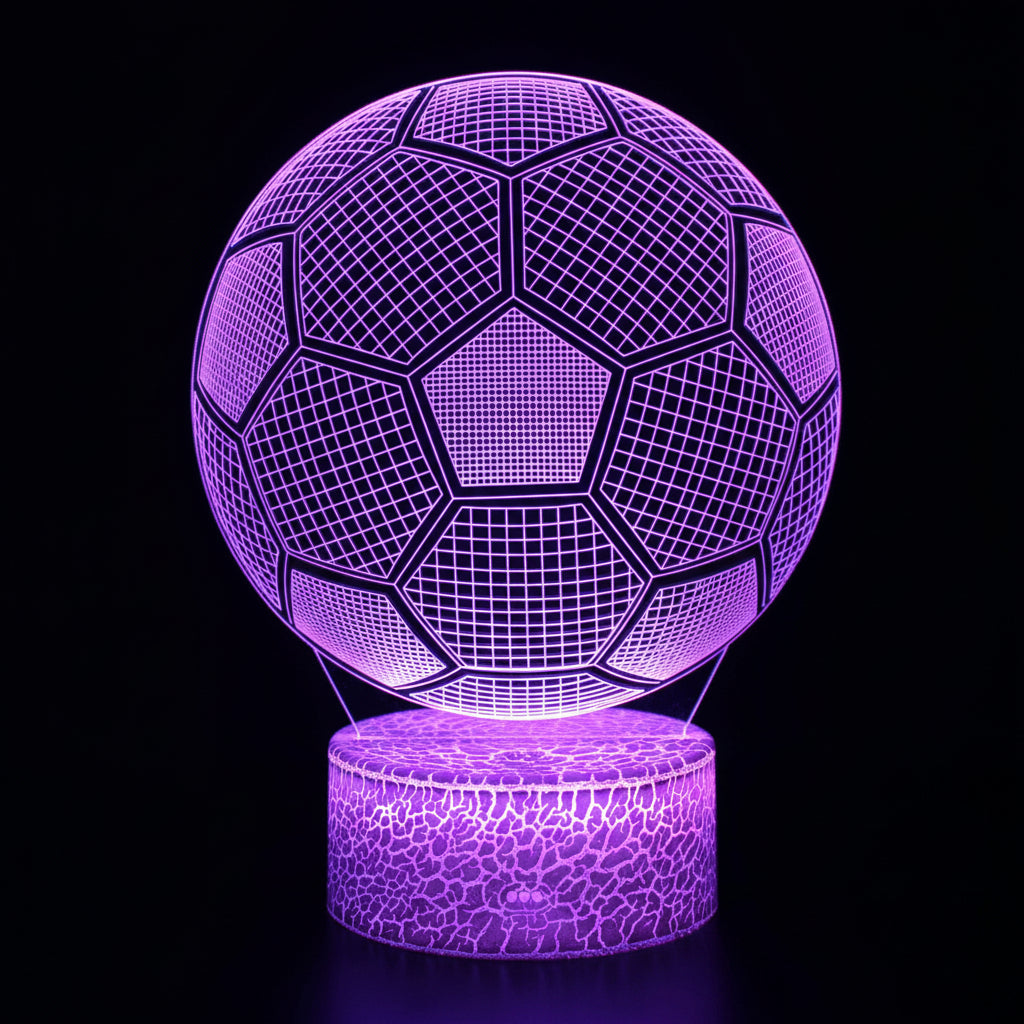 Foot Lampe LED 3D Illusion - Veilleuse - Cadeau