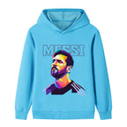 Messi Sweat à Capuche Foot Enfant - Doux