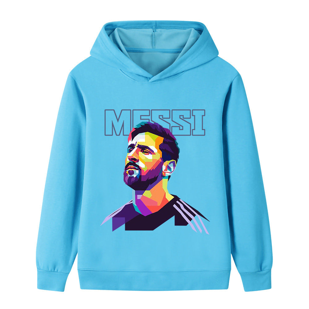 Messi Sweat à Capuche Foot Enfant - Doux
