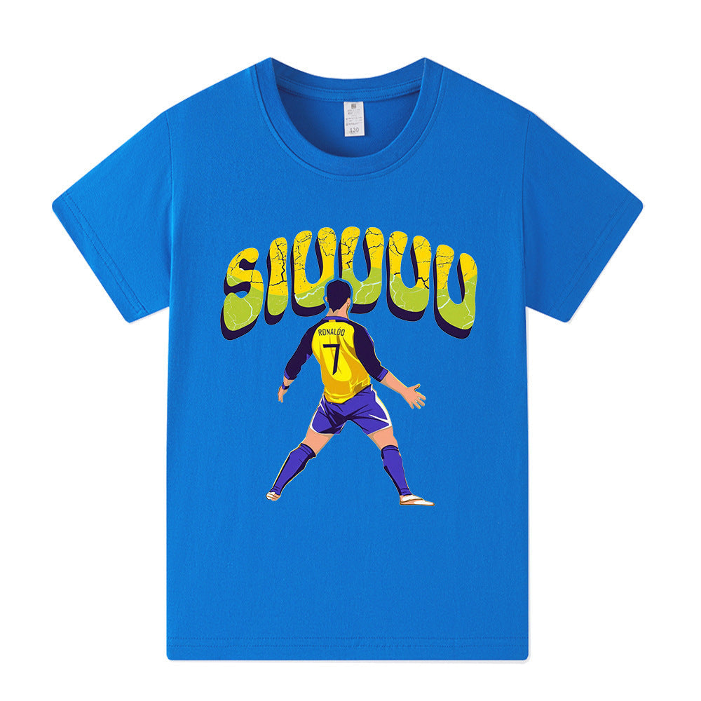 Cristiano Ronaldo T-shirt de Foot Enfant - Design
