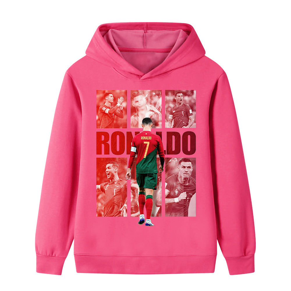 Ronaldo Sweat à Capuche Foot Enfant - Portugal - Sportif