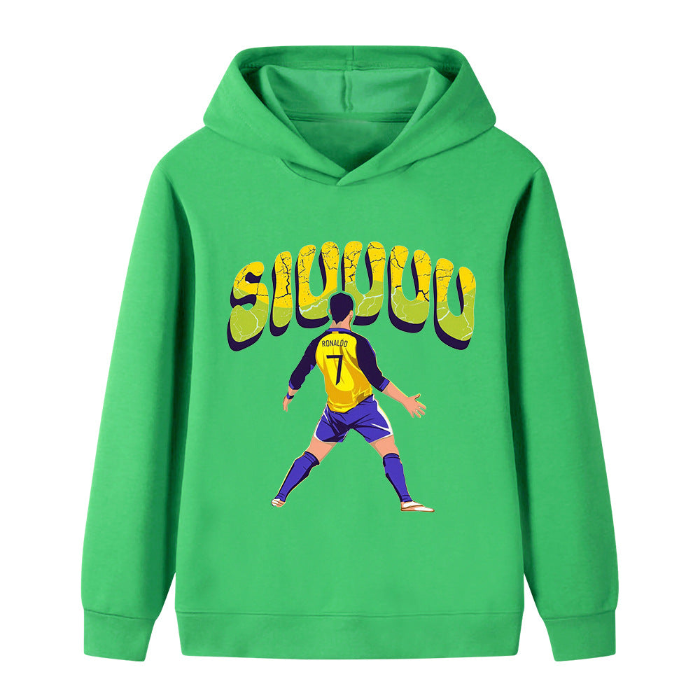Cristiano Ronaldo Sweat à Capuche Foot Enfant - Design