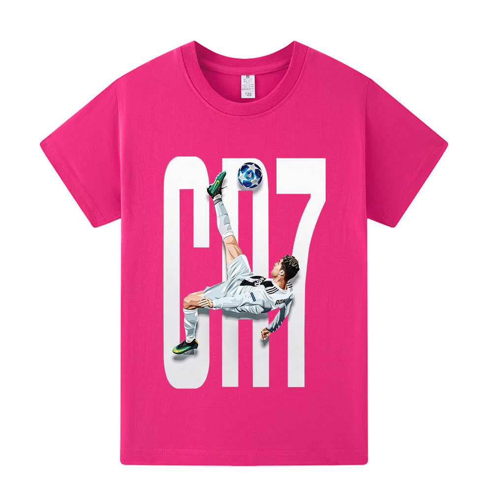 Ronaldo T-shirt de Foot Enfant - Léger