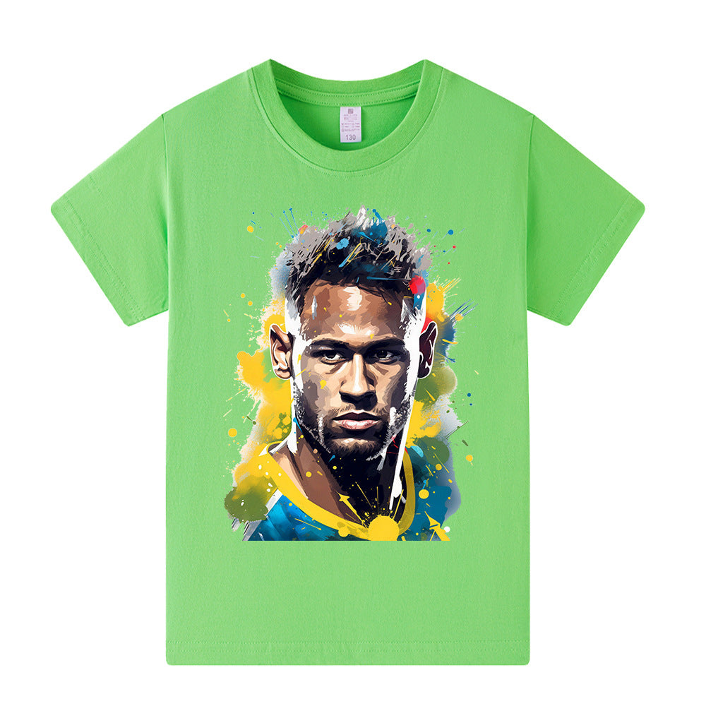 Neymar T-shirt de Foot Enfant