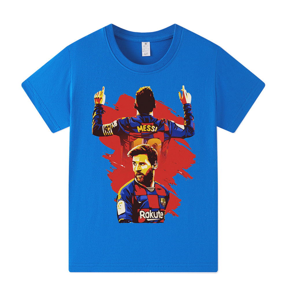Lionel Messi T-shirt de Foot Enfant - Barcelone