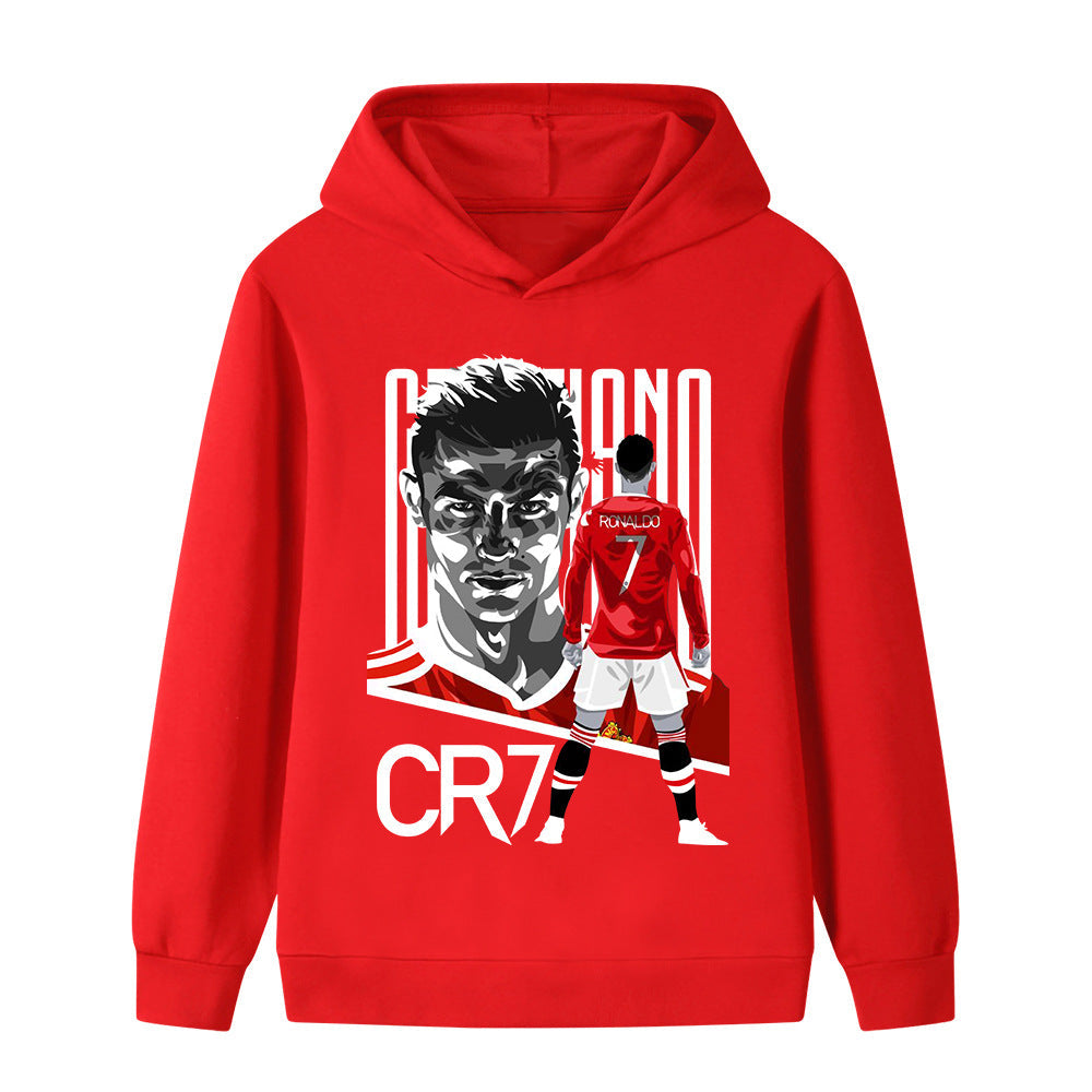 Cristiano Ronaldo Sweat à Capuche Foot Enfant - Manchester United - Doux