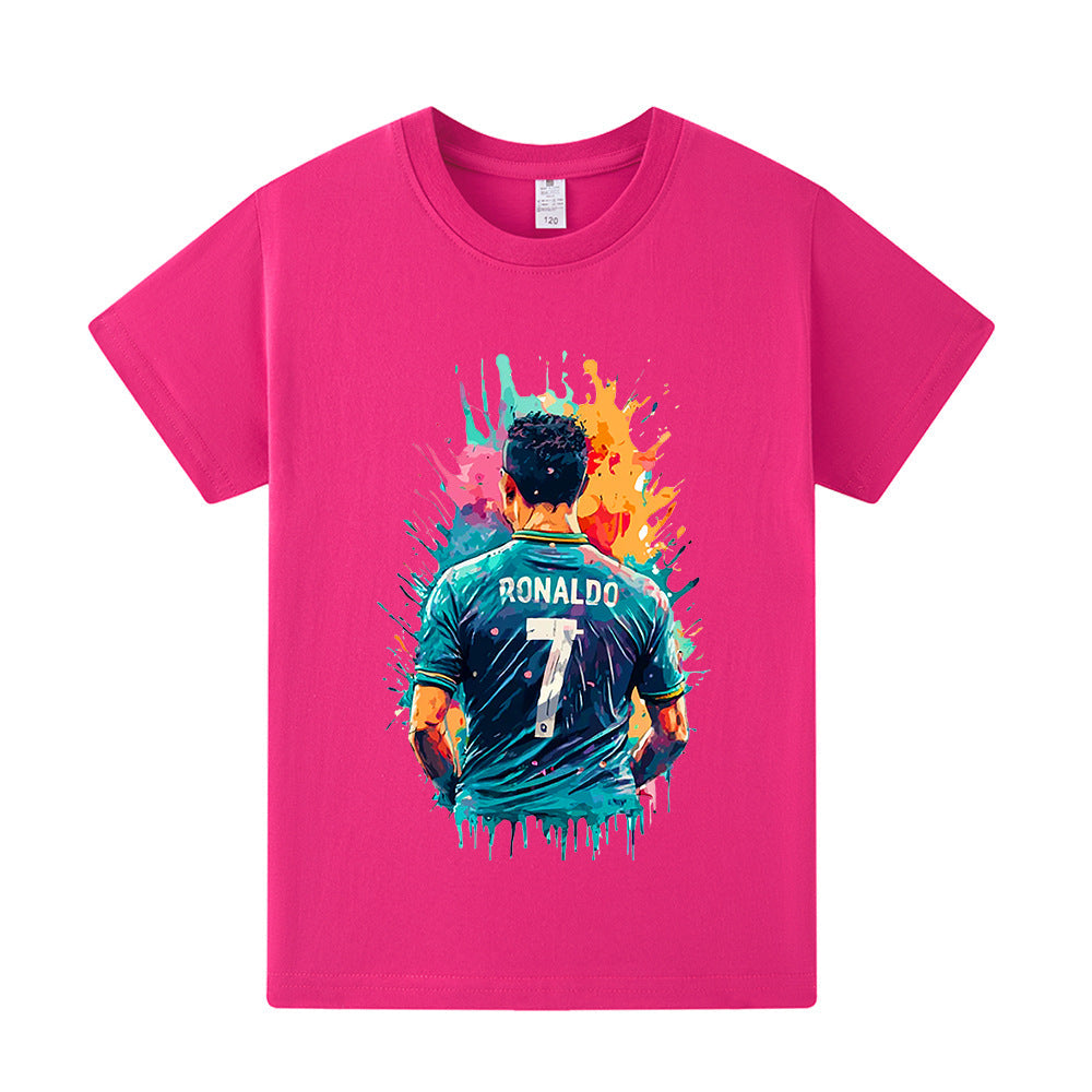 Ronaldo T-shirt de Foot Enfant - Design