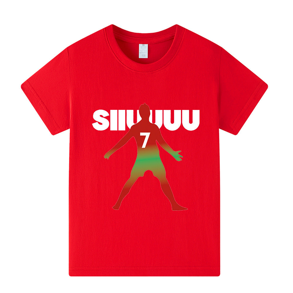 Ronaldo T-shirt de Foot Enfant - pour l'Entraînement