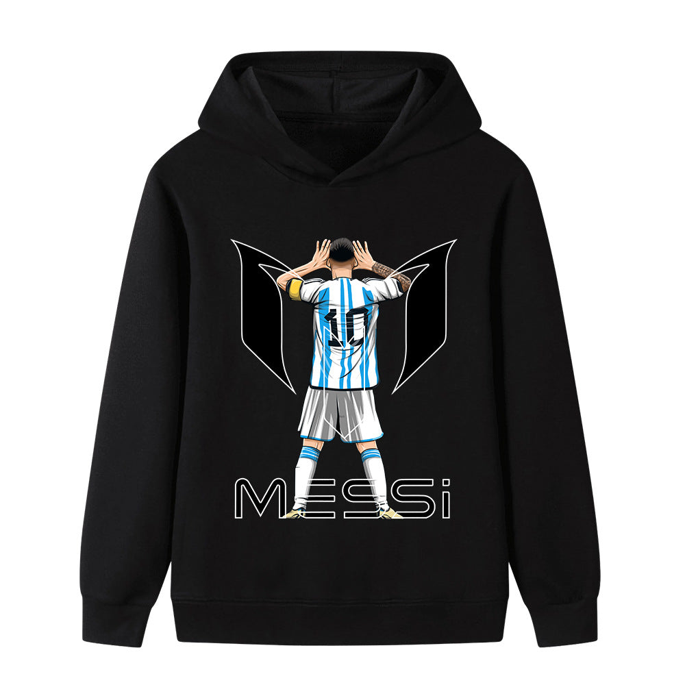 Lionel Messi Sweat à Capuche Foot Enfant - Design