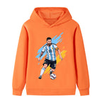 Lionel Messi Sweat à Capuche Foot Enfant - Doux