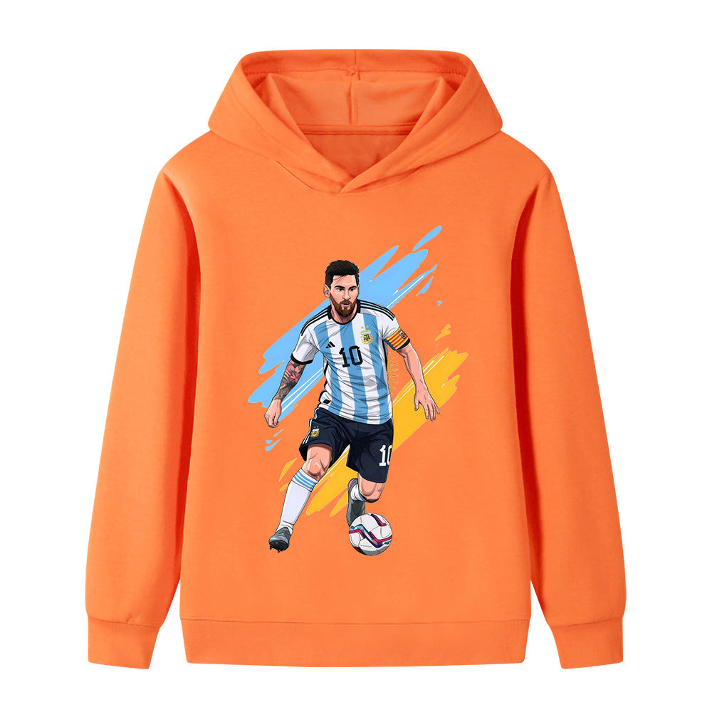 Lionel Messi Sweat à Capuche Foot Enfant - Doux