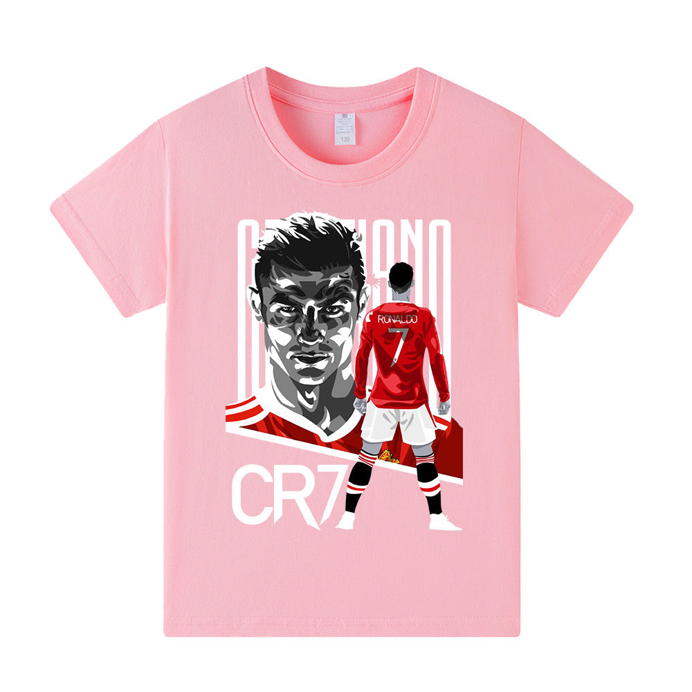 Cristiano Ronaldo T-shirt de Foot Enfant - Manchester United