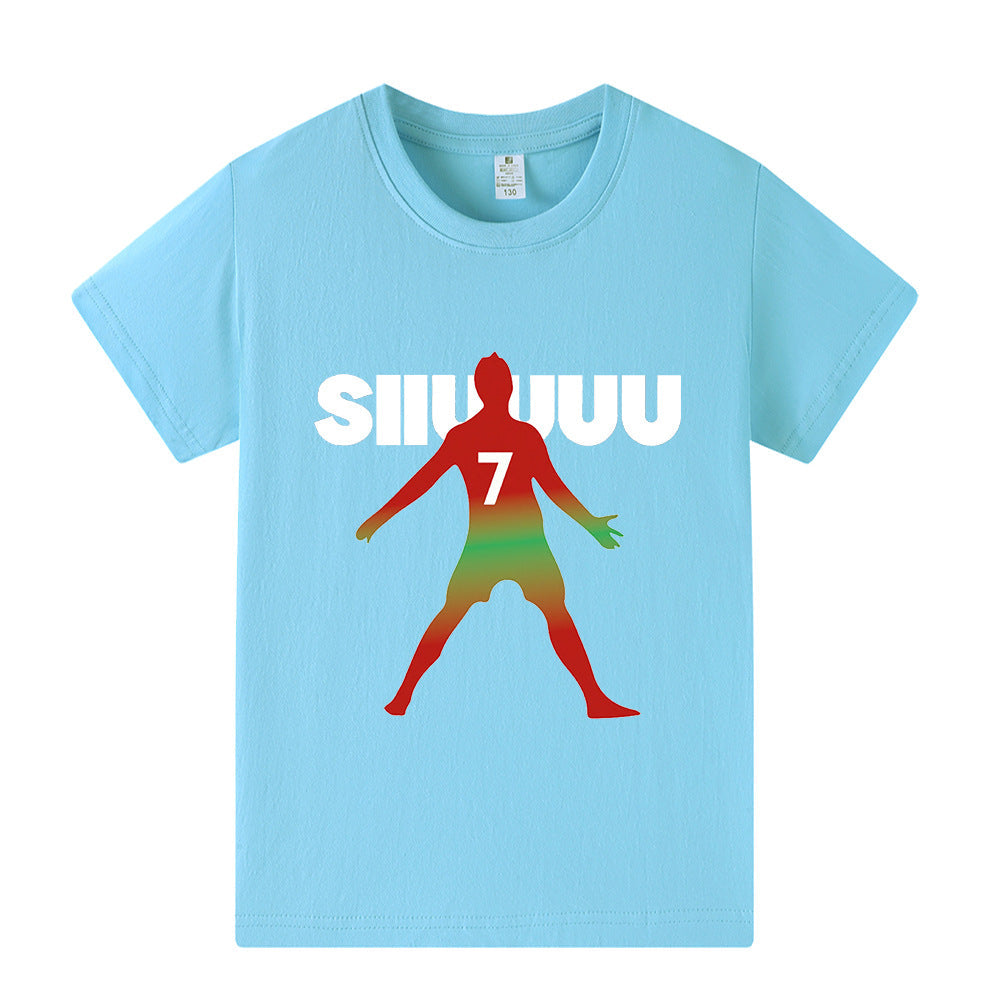 Ronaldo T-shirt de Foot Enfant - pour l'Entraînement