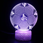 Foot Lampe LED 3D Illusion - Veilleuse - Cadeau