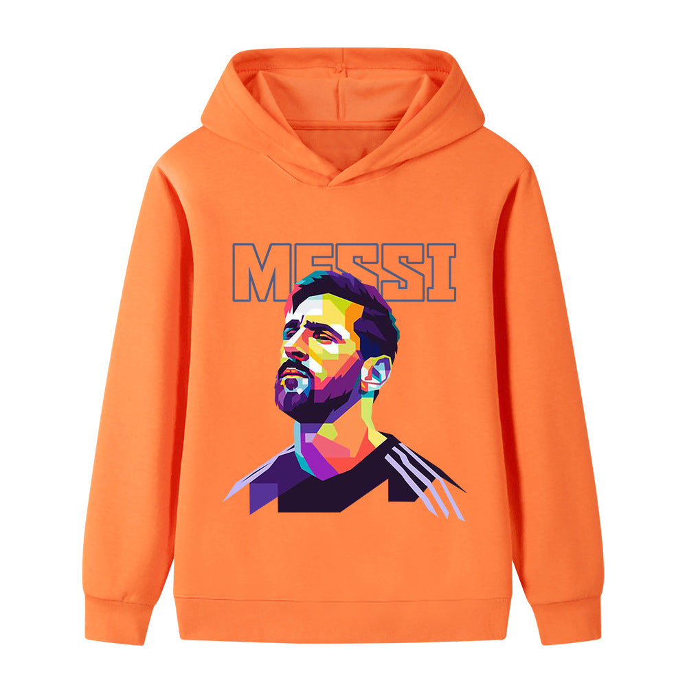 Messi Sweat à Capuche Foot Enfant - Doux