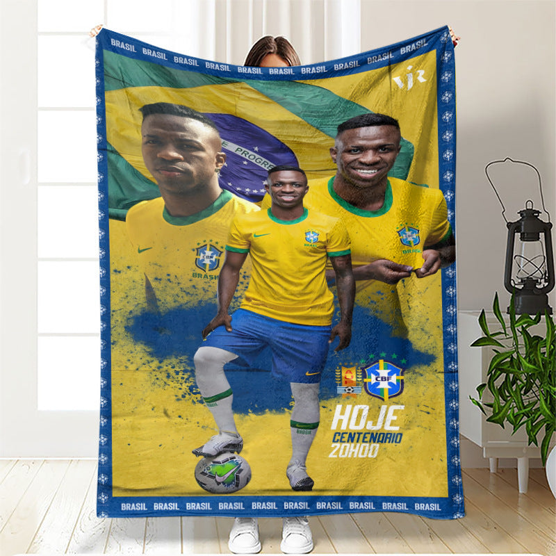 Plaid de Foot - Brésil