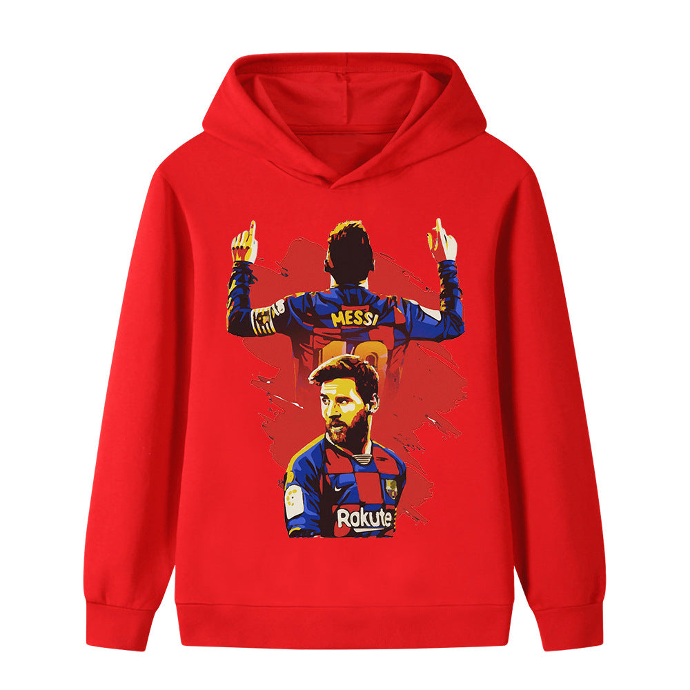 Lionel Messi Sweat à Capuche Foot Enfant - Barcelone