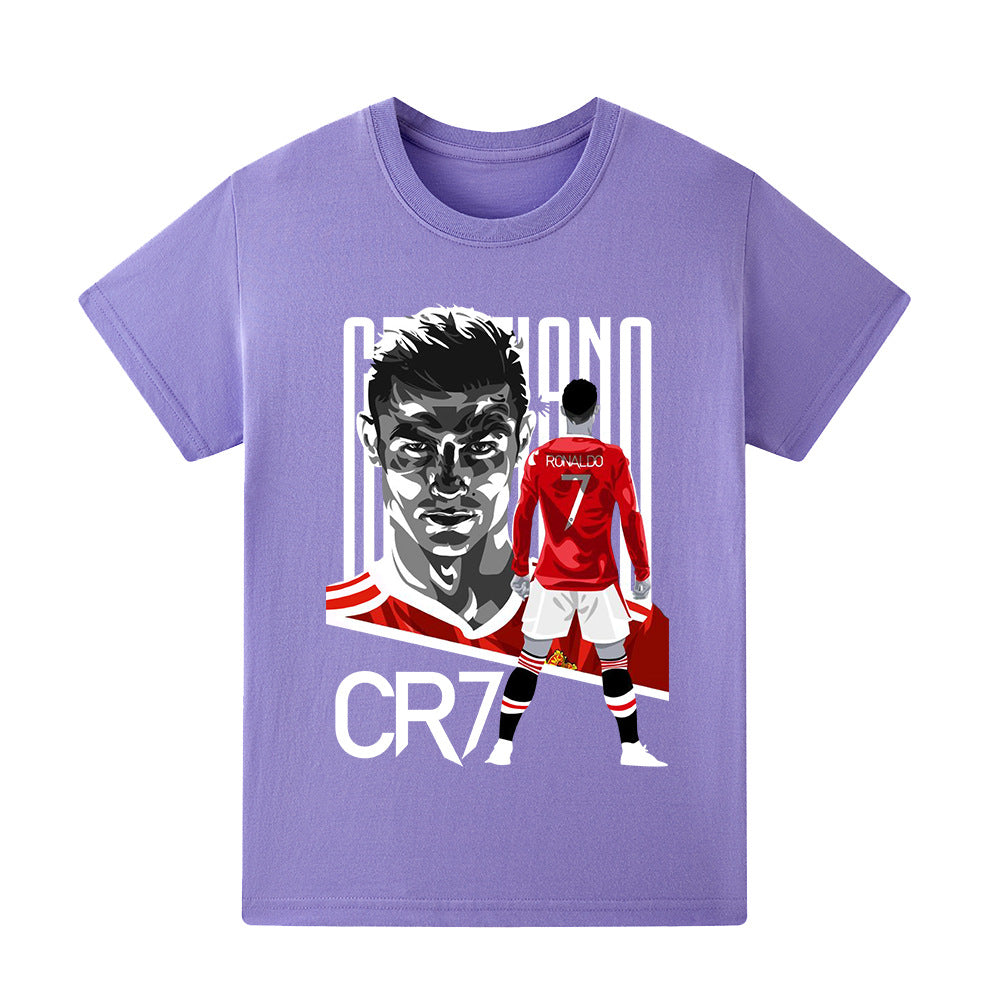 Cristiano Ronaldo T-shirt de Foot Enfant - Manchester United