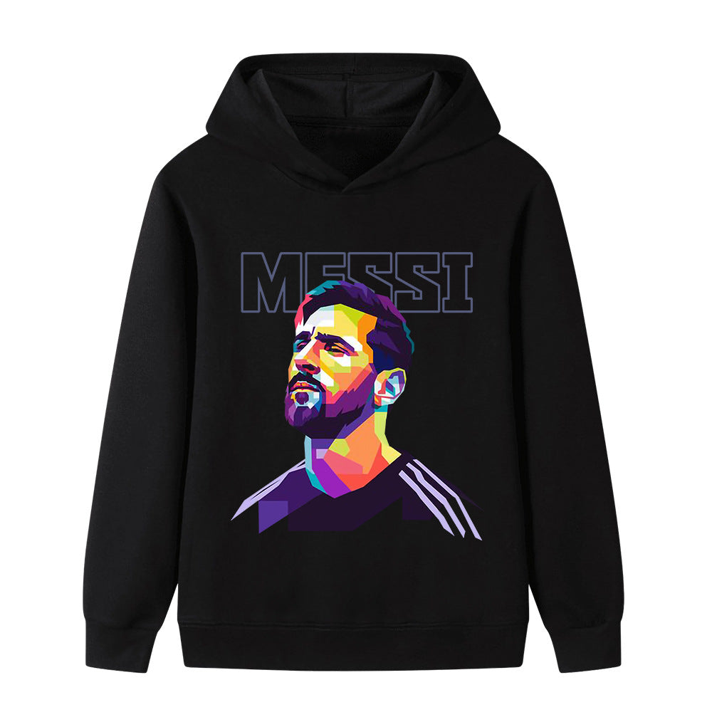 Messi Sweat à Capuche Foot Enfant - Doux