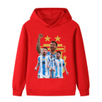 Messi Sweat à Capuche Foot Enfant - Design