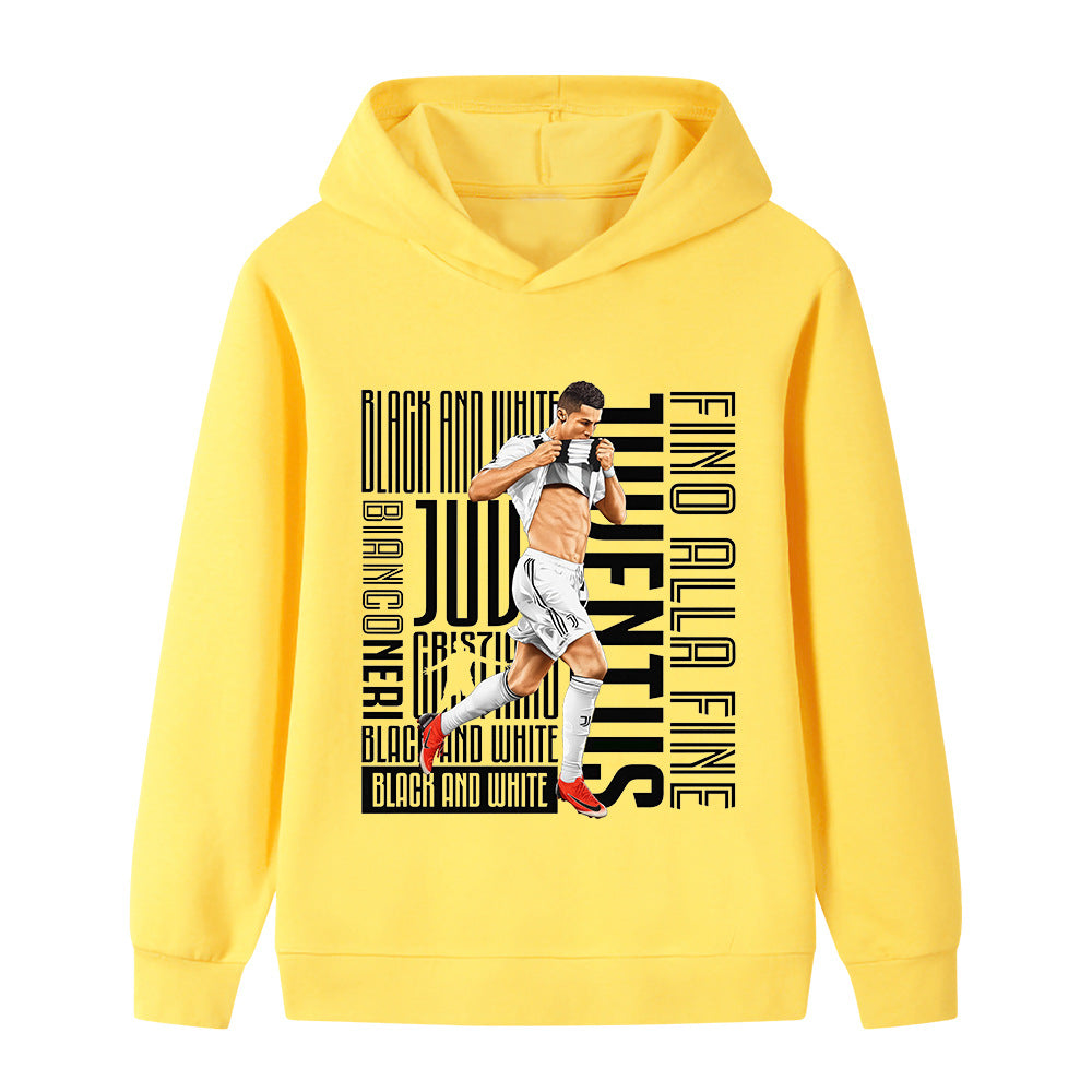 Ronaldo Sweat à Capuche Foot Enfant - Juventus - Doux