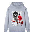 Cristiano Ronaldo Sweat à Capuche Foot Enfant - Manchester United - Doux