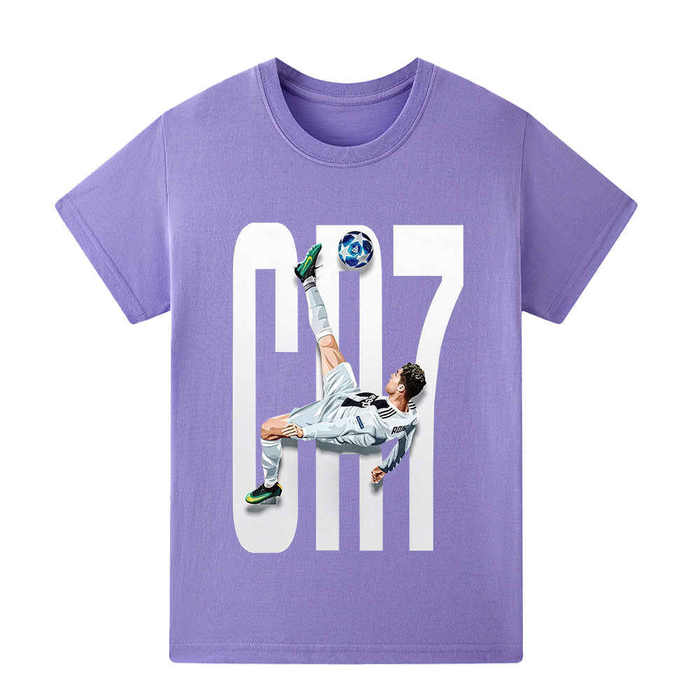 Ronaldo T-shirt de Foot Enfant - Léger