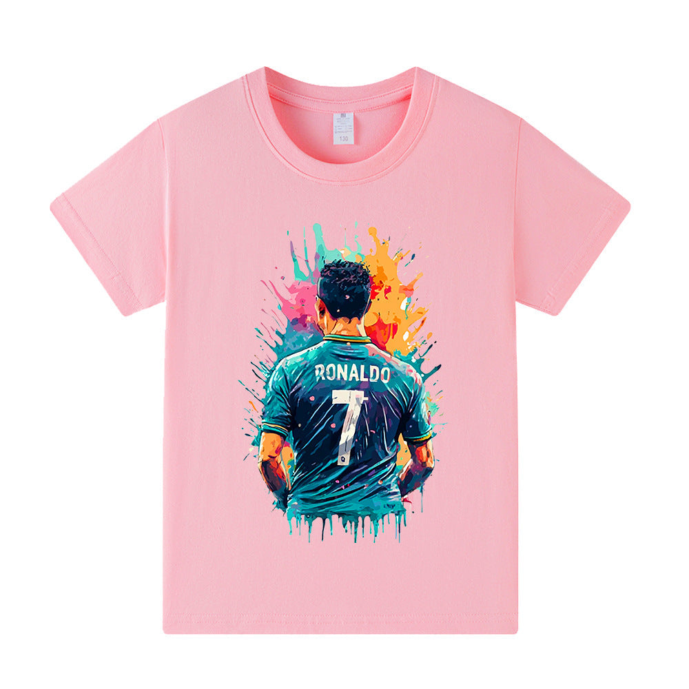 Ronaldo T-shirt de Foot Enfant - Design