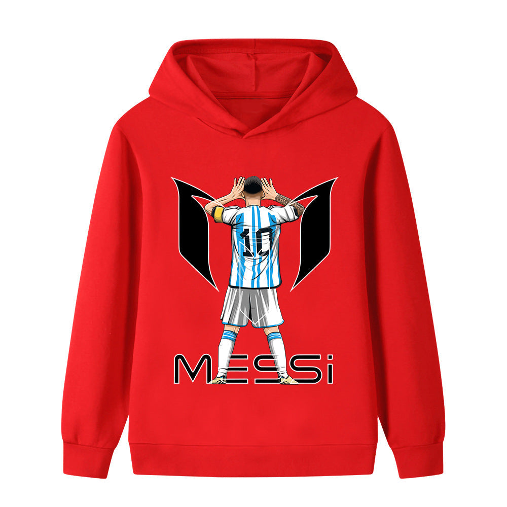 Lionel Messi Sweat à Capuche Foot Enfant - Design