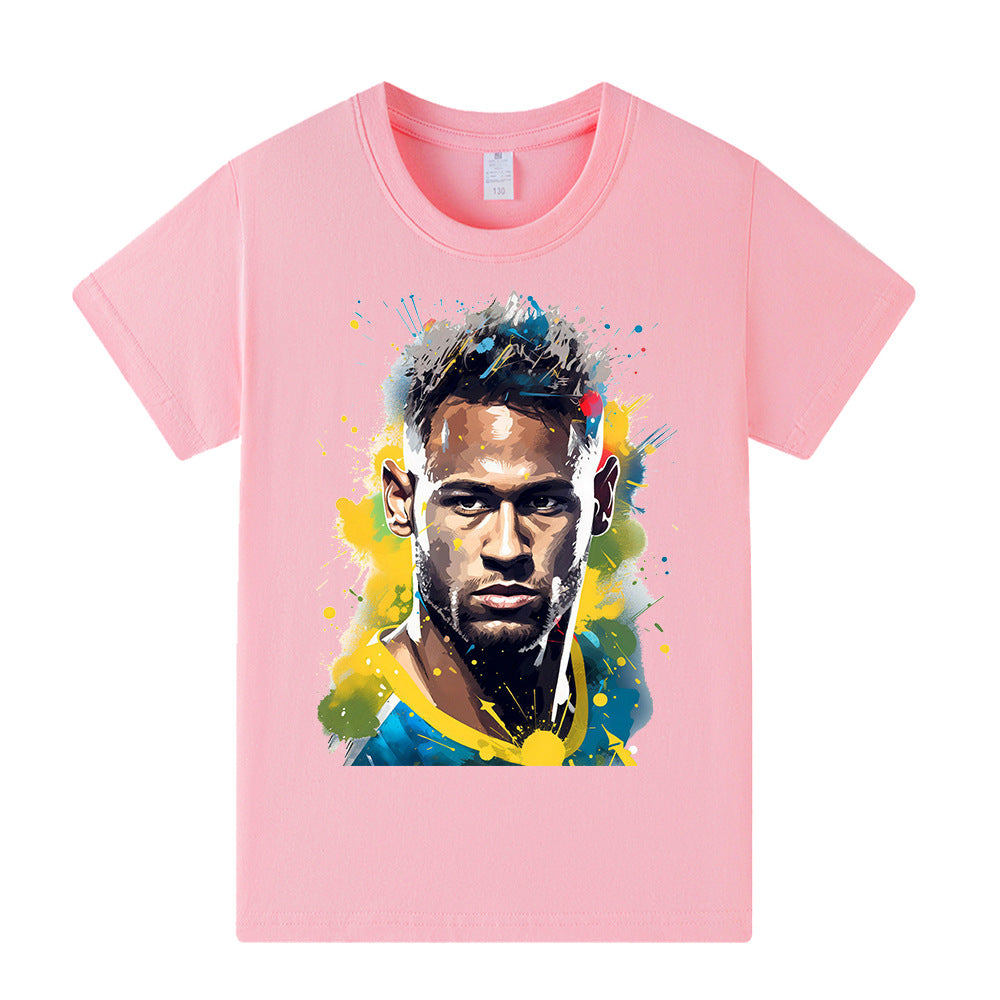 Neymar T-shirt de Foot Enfant